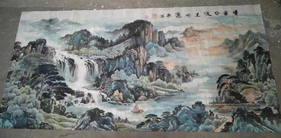 “我爱毛主席”中华儿女文学书画大奖赛：方建平入围作品展（图4）