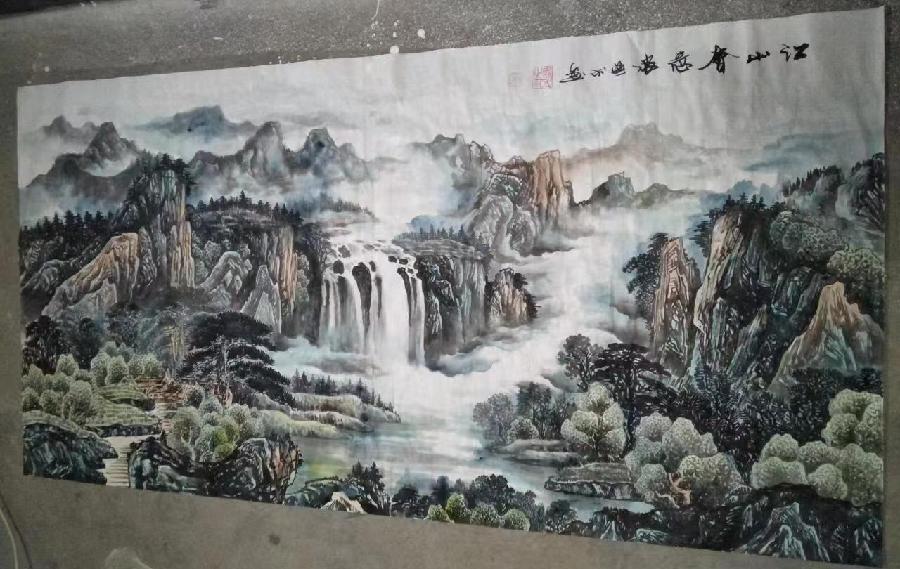 “我爱毛主席”中华儿女文学书画大奖赛：方建平入围作品展（图5）