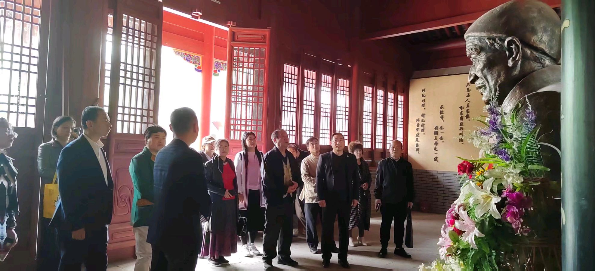 【文旅聊城】感悟武训精神,促进文旅融合:聊城市书画研究会一行赴冠县武训纪念馆参观学习(图3)