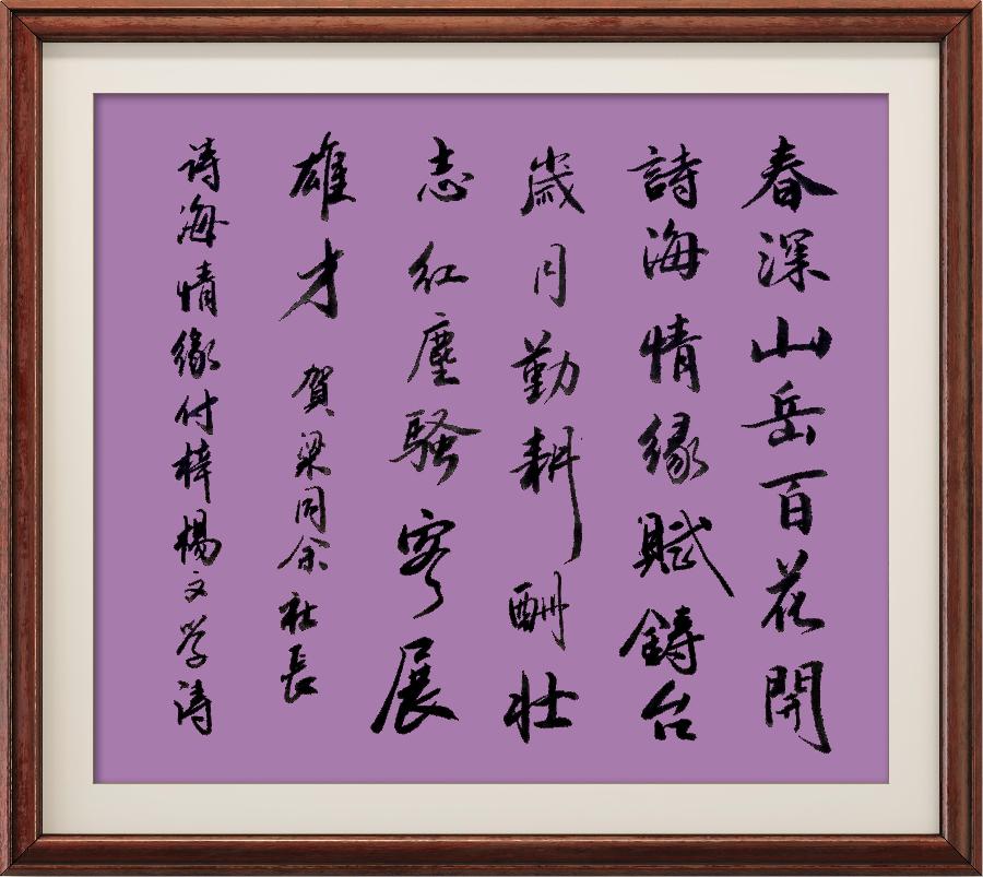野草诗社十二(江苏)研修院007期微刊《祝贺梁同余'诗海情缘'新书付梓》(图103)