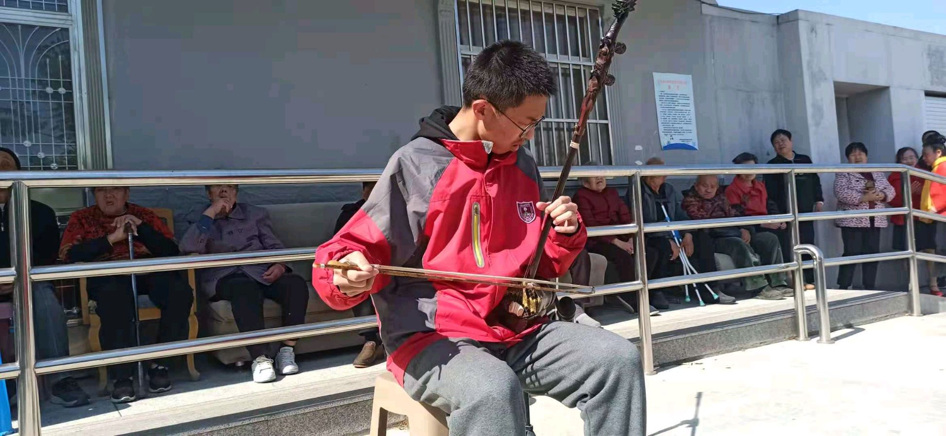射阳县科技志愿服务“孝文化”进托老所（图2）