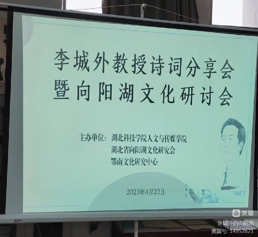 李专:《创作好,输出好,宣传好——参加李城外教授诗词分享会的感想》(图2)