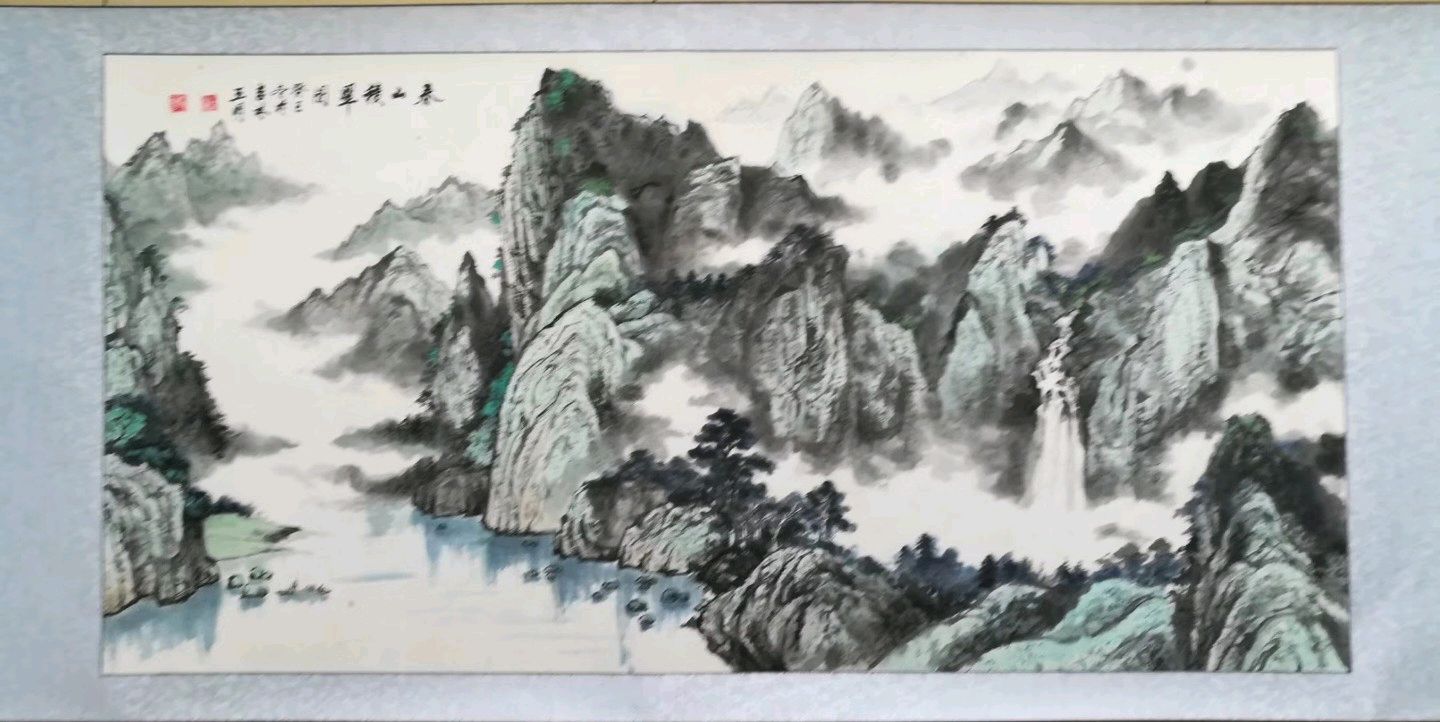 书画大师侯亚明巨制鉴赏编辑雪松20230518(图40)