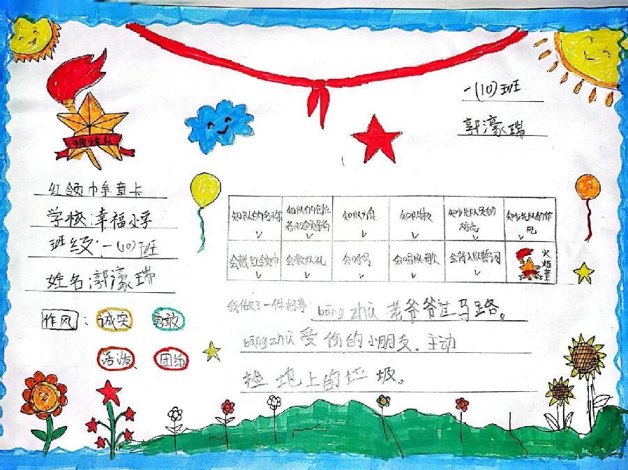 【幸福·少先队】星星火炬 照我前行——南和区幸福小学开展线上争章活动(图9)