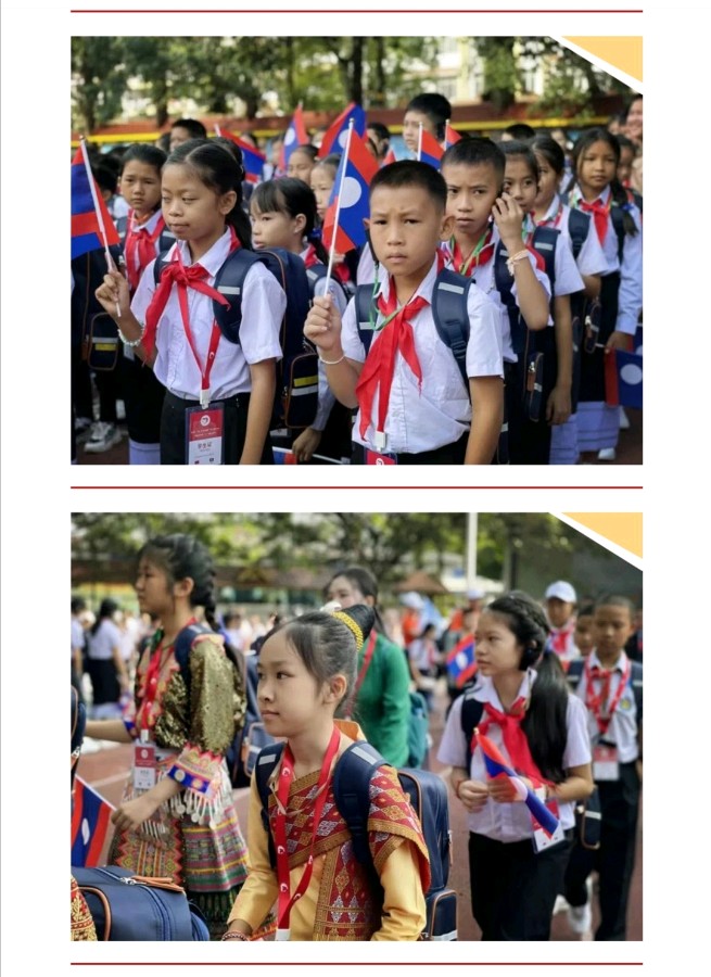 友好邻邦老挝师生代表团到我校交流研学西双版纳州允景洪小学（图22）