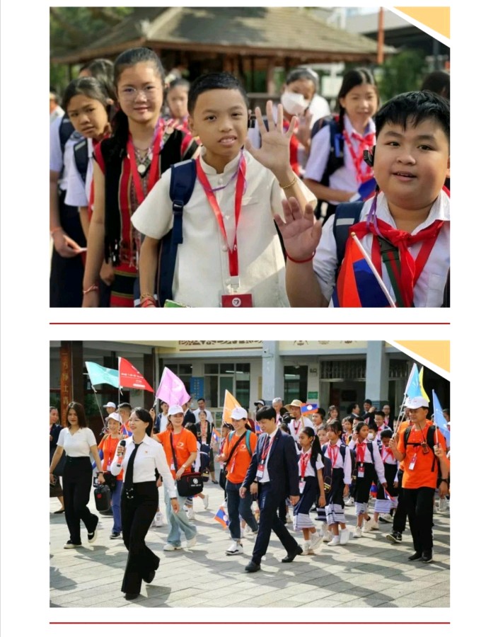 友好邻邦老挝师生代表团到我校交流研学西双版纳州允景洪小学（图25）