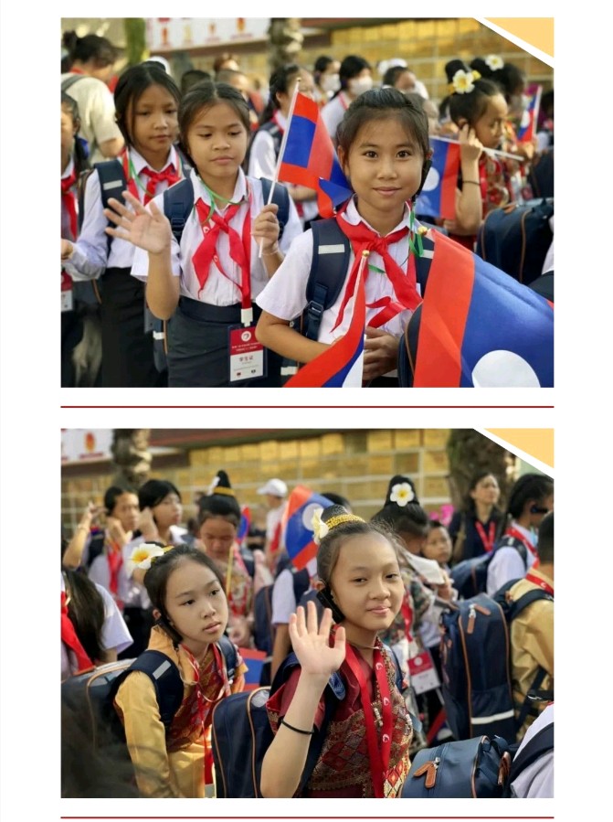 友好邻邦老挝师生代表团到我校交流研学西双版纳州允景洪小学（图23）