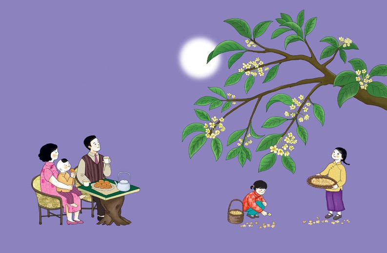 月下祖孙乐（新韵）外二首 陈军〔江西〕【冰心文化传媒】（图3）