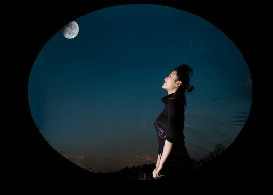 刘林丽诗歌作品206期《夏夜》合诵:新心民敏&小丽花(图3)