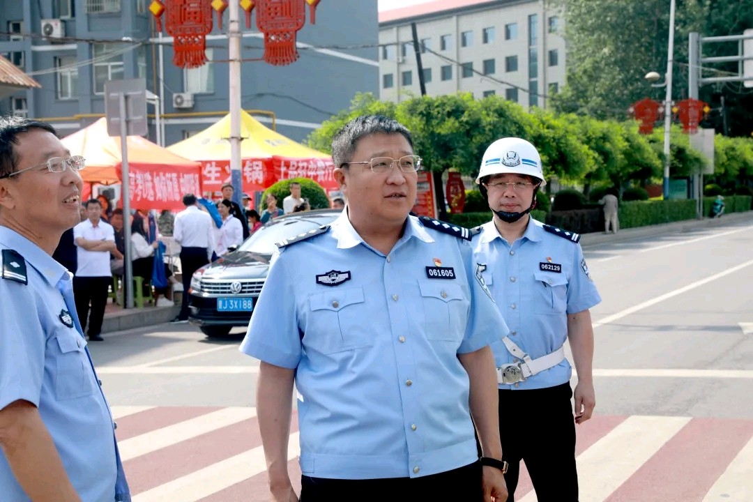 【护航高考】中阳公安圆满完成2023年高考安保任务(图4)