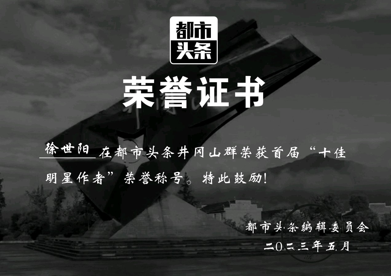 都市头条井冈山群首届“十佳明星作者”揭晓（图23）