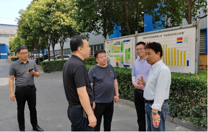 偃师区关工委执行主任车现召到首阳山街道调研企业关工委建设情况记实