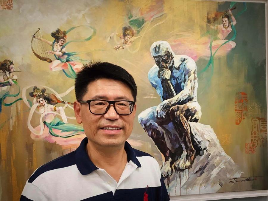 中西合璧书画名家精品展艺术家画家高建平专辑《澳大利亚书法家协会》《澳大利亚书画家协会》海外头条(图7)