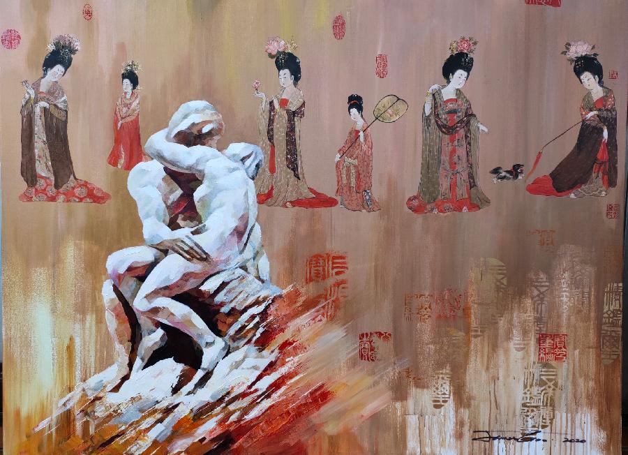 中西合璧书画名家精品展艺术家画家高建平专辑《澳大利亚书法家协会》《澳大利亚书画家协会》海外头条(图21)