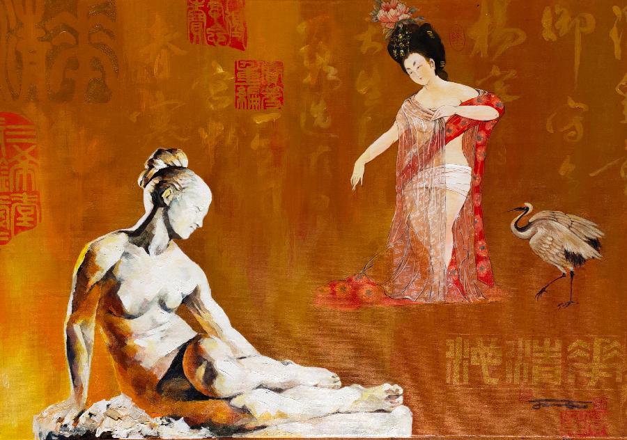 中西合璧书画名家精品展艺术家画家高建平专辑《澳大利亚书法家协会》《澳大利亚书画家协会》海外头条(图24)