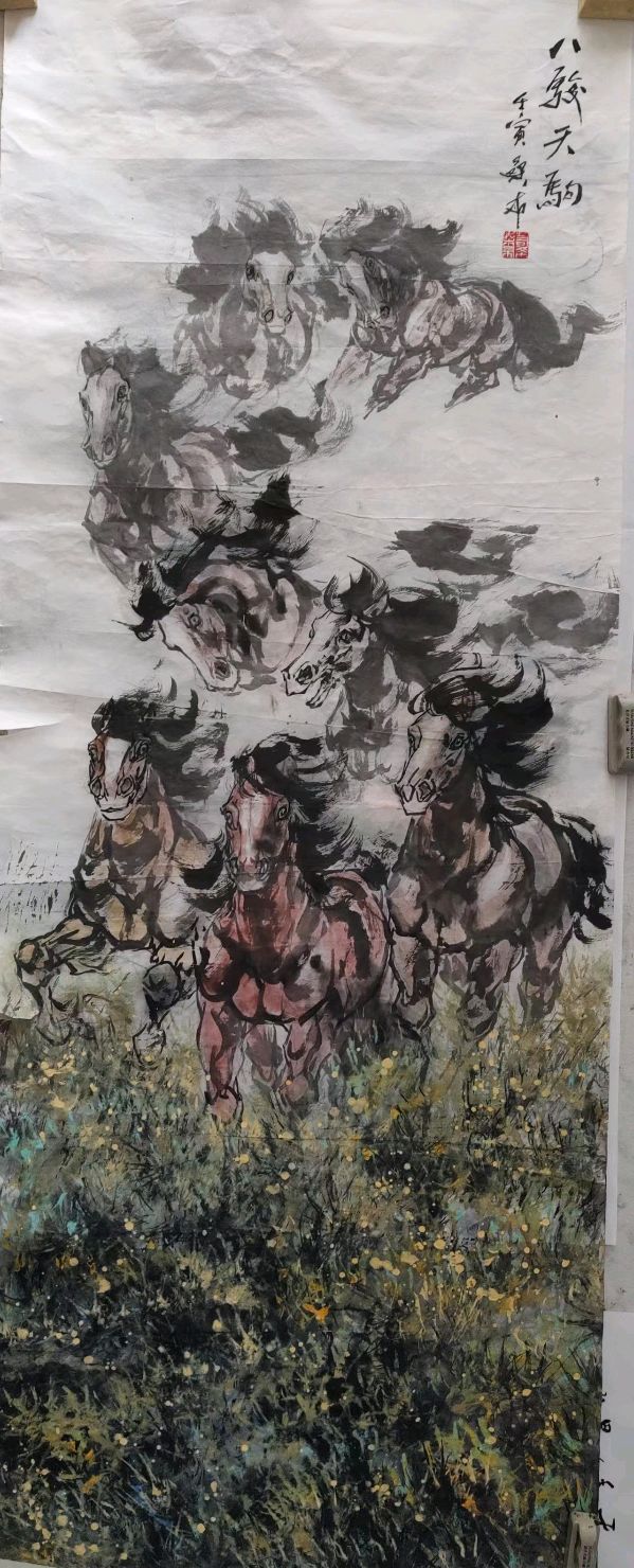 《飞龙在天 浓情端午》海内外华人艺术家共庆佳节书画展 艺术家:若希桑布（图6）
