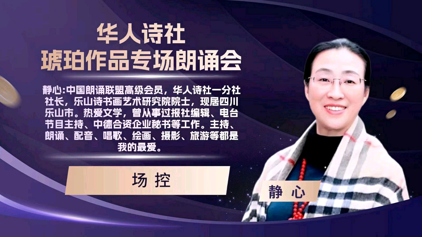 华人诗社琥珀(子轩)个人作品专场朗诵会（图6）