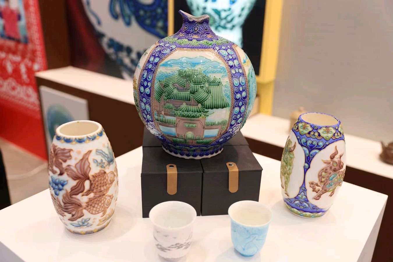 山西首届特色专业镇投资贸易博览会在大同市美术馆开幕(图8)