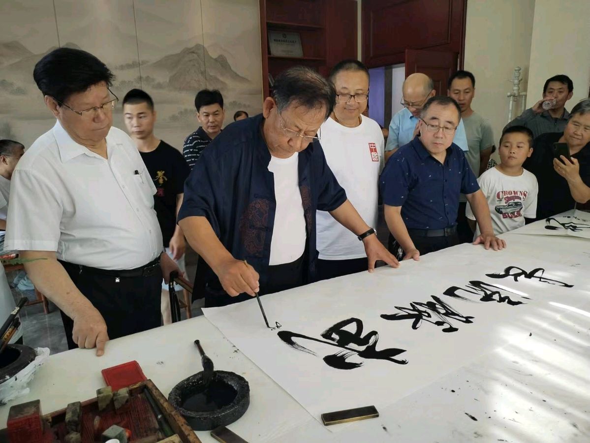 国学武术中华国粹八极故里翰墨飘香一一沧州市国学研究会代表走进八极故里孟村参观学习侧记【雅诗总会】(图5)
