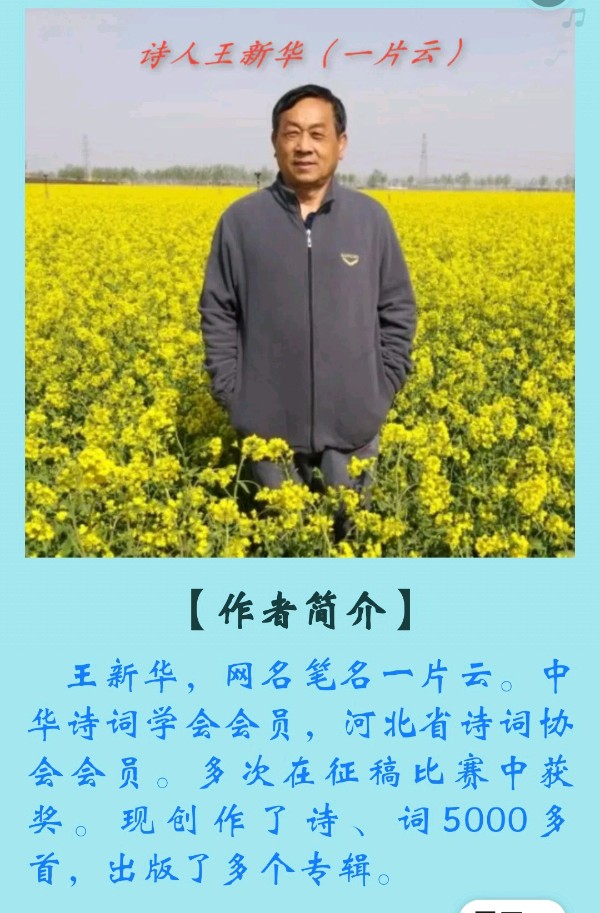 【追梦文学】（2023134期）王新华《古韵五首》（图2）