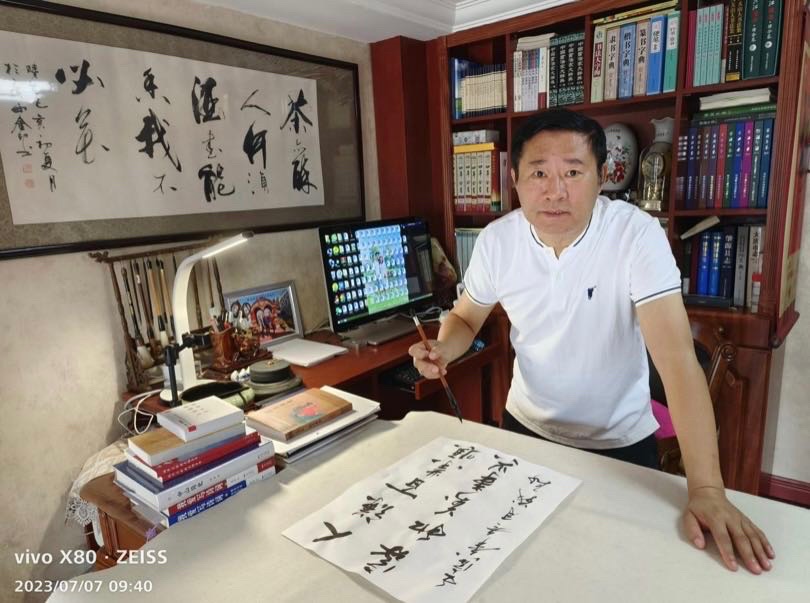 🏆2023【世界诗人金桂冠大赛】作品展（56）战飞【北京总社】荐稿（图3）