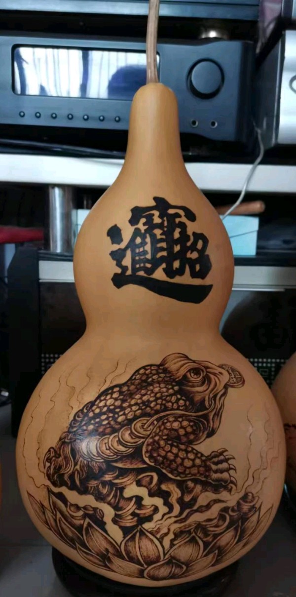 【非遗文化展品】山东茌平季振山‖葫芦烙画精选（图15）