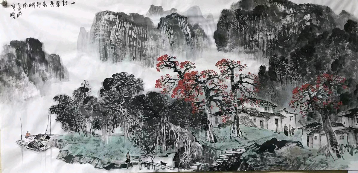 中国广东国画家曾嵘先生作品，唐风、刘晓、林立、陈匡任、吕宝生、橄榄树题诗 (十二)【冰心文化传媒】总编 冰心（图5）
