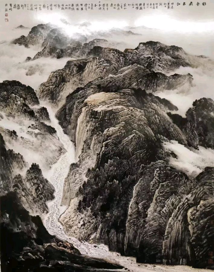 中国广东国画家曾嵘先生作品，唐风、刘晓、林立、陈匡任、吕宝生、橄榄树题诗 (十二)【冰心文化传媒】总编 冰心（图10）