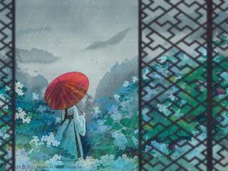 《倚窗听雨》作者:刘春华‖主:长弓雅【桃源国际诗歌】用声音传递温暖以诵读致敬人生♬（图7）