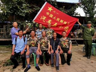 《七律·八一战友聚会（上平八齐）》作者:杨志远‖主播:景国礼【中国现代诗歌文化传媒】古韵★展示（图4）