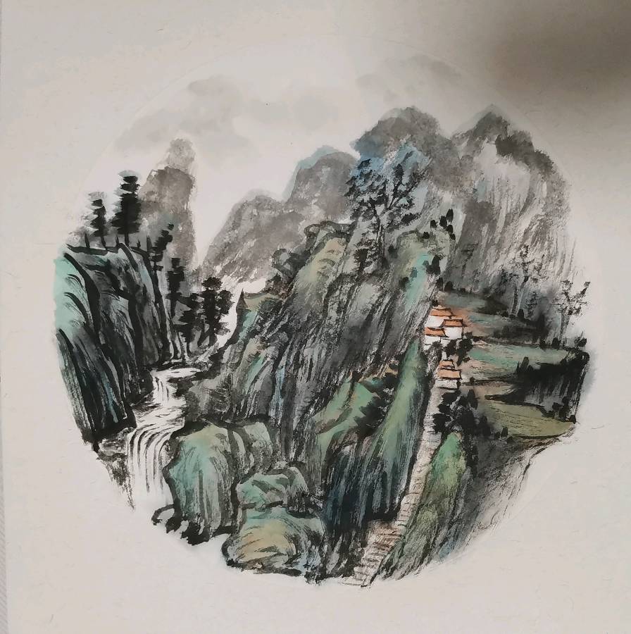 厚重清新写出大美意境一一著名画家程惠林作品欣赏(图2)
