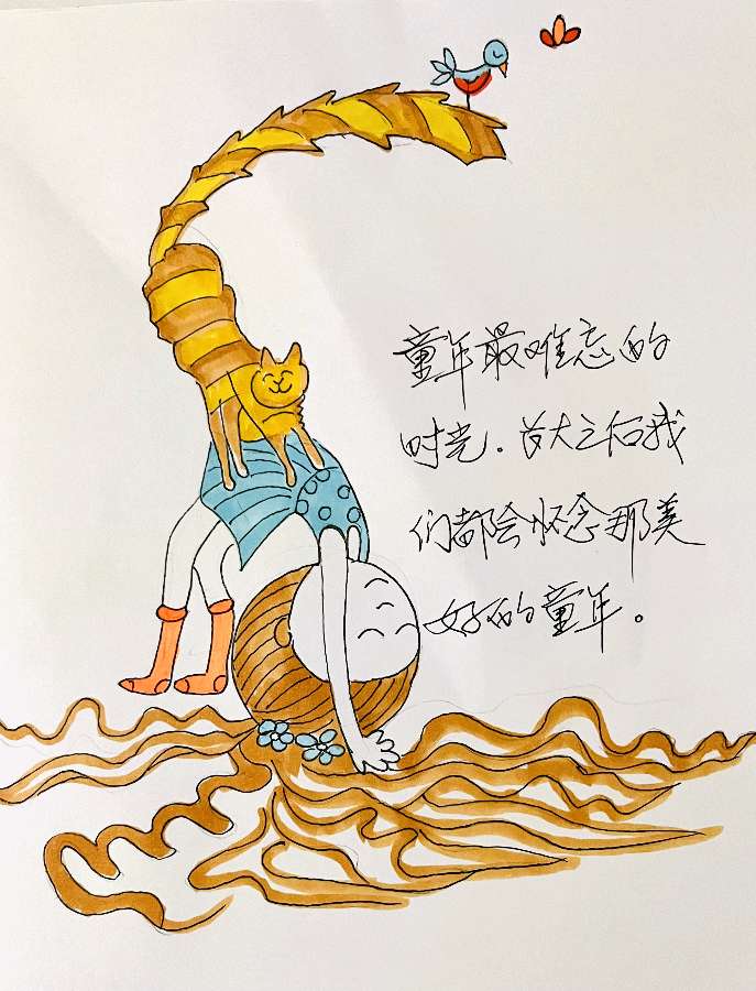 娅莉彩色简笔画连载第二辑（图8）