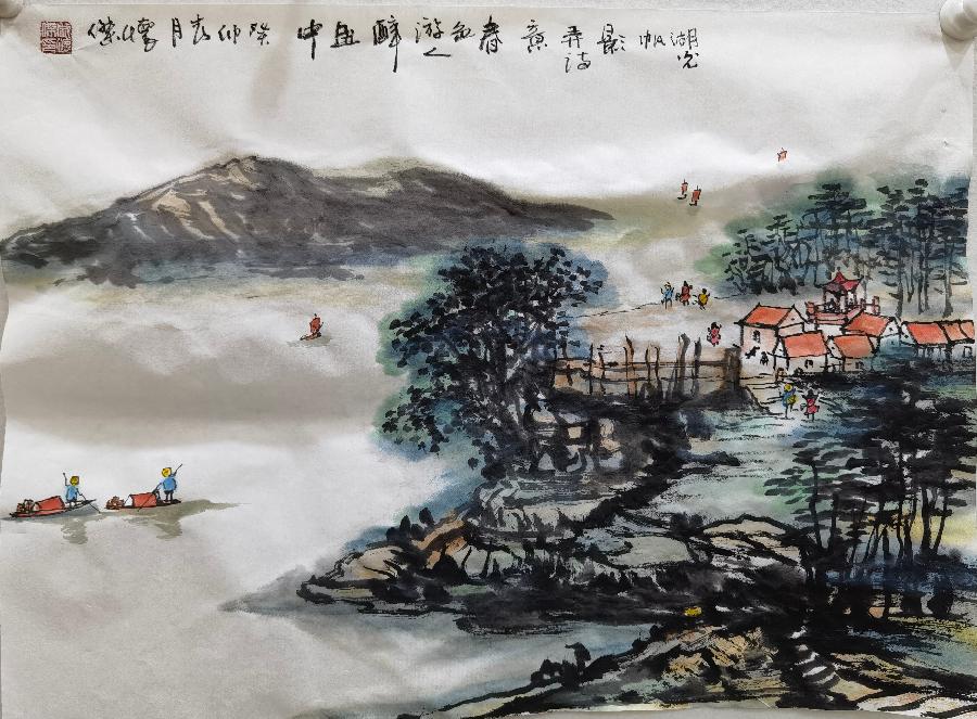 “喜迎国庆.祝福祖国”全国诗书画名家代表作大展：盛怀杰（图5）