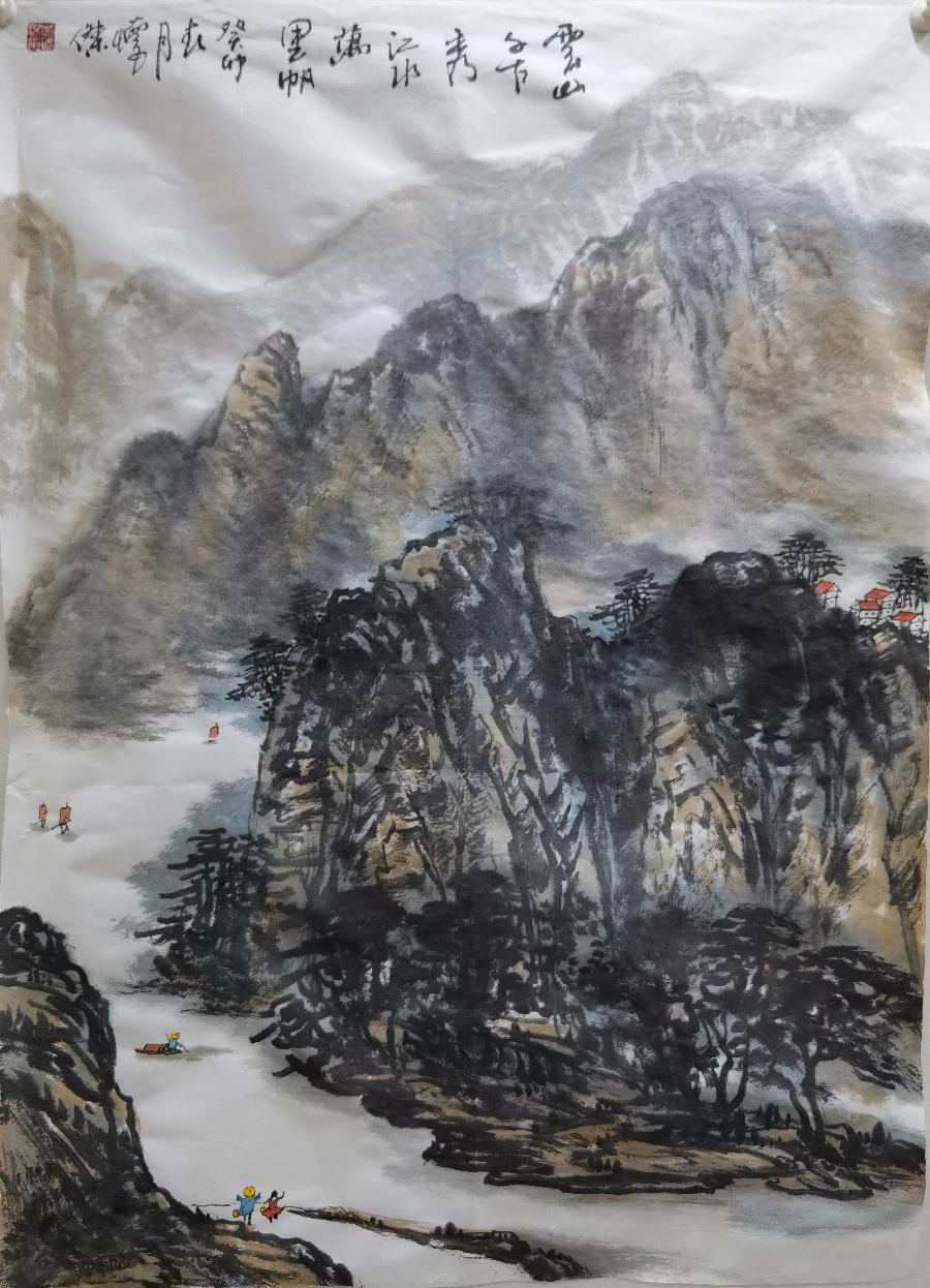 “喜迎国庆.祝福祖国”全国诗书画名家代表作大展：盛怀杰（图6）