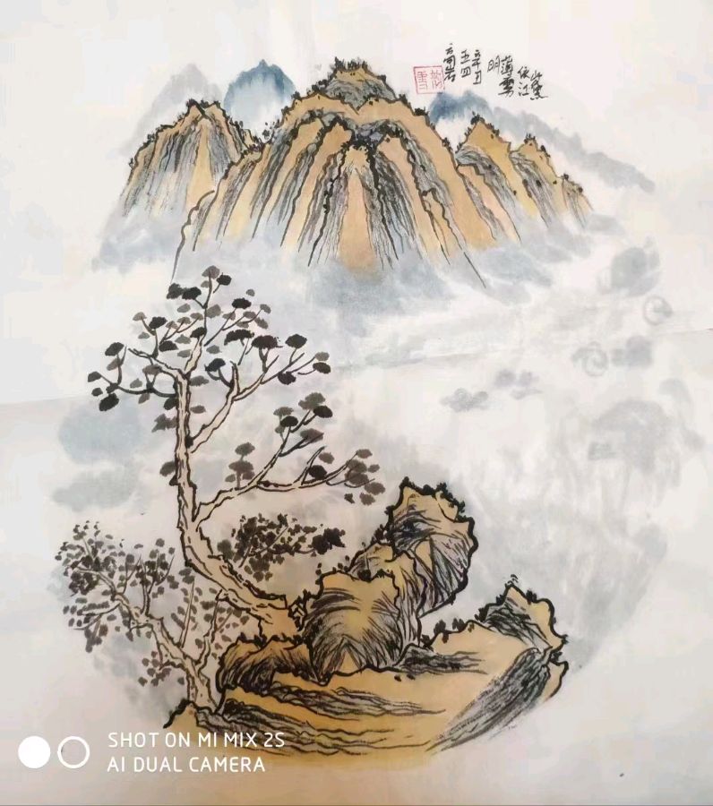 诗画小辑 *彩虹总在风雨后*作者：高岩（黑龙江）【冰心文化传媒】（图3）