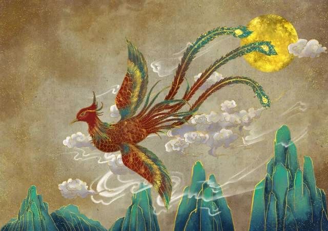 《凤与鸟》作者:红蝴蝶【中国现代诗歌文化传媒】现代诗/展示（图5）