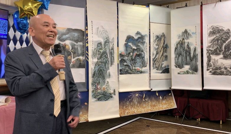 *横 掃 素 绢 三 百 尺*－－岑全远国画冊 序 *唐風（纽约）【冰心文化传媒】主编冰心（中国）（图4）