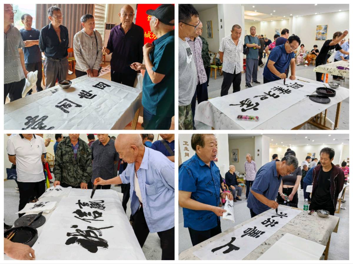 偃师区老年书画家协会送文化之十四-走进商城街道暨商城书画分会授牌今日举行(图16)