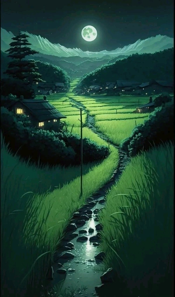《七绝 · 夜听蛙鸣》诗人：开心（内蒙古赤峰）（图2）
