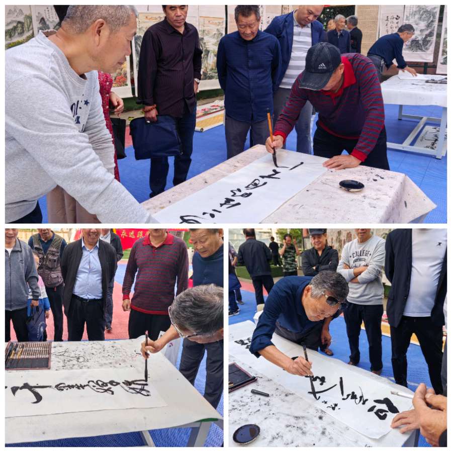 偃师区老年书画家协会送文化之十五～走进齐庄暨伊洛分会齐庄书画社授牌成立（图11）