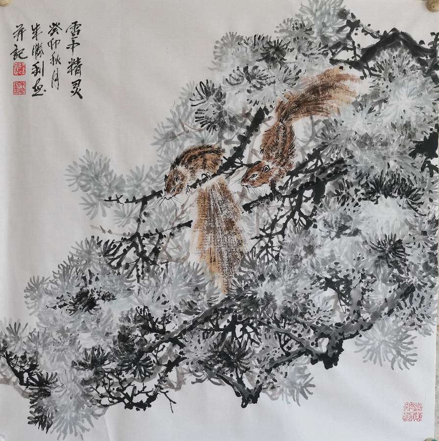 朱胜利国画欣赏之四（图7）