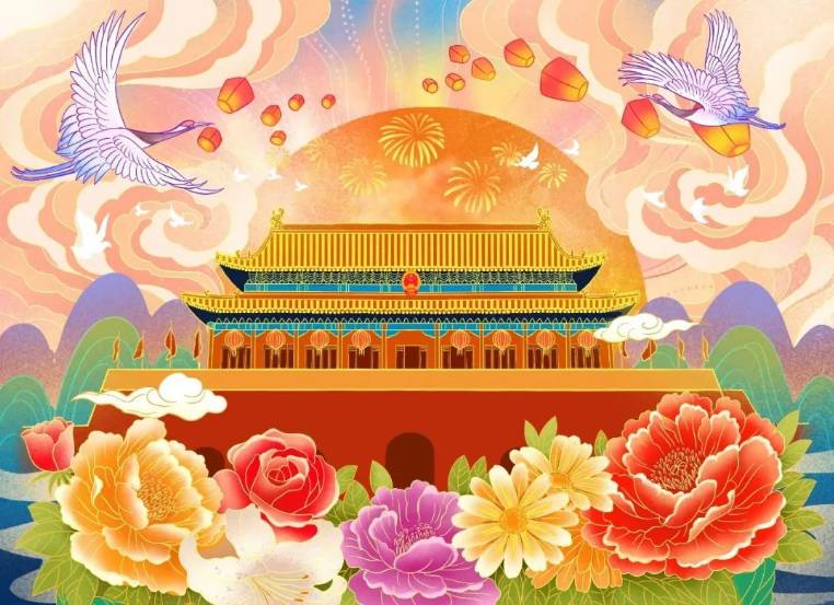 李萍(黑龙江)参赛2023年度【花好月圆颂中华】征文大赛作品‖华为!璀璨的中国红‖中华头条