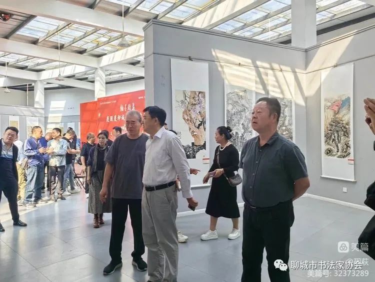 “翰墨雅集”庆国庆聊城市书画作品展开幕(图9)