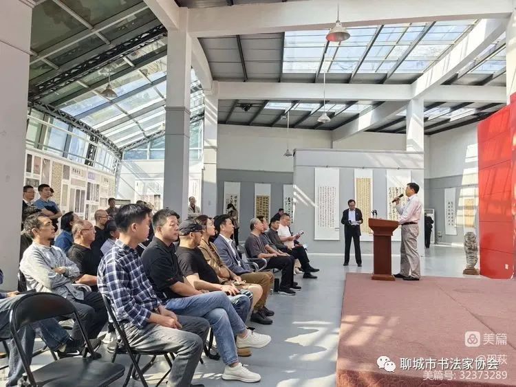 “翰墨雅集”庆国庆聊城市书画作品展开幕(图6)