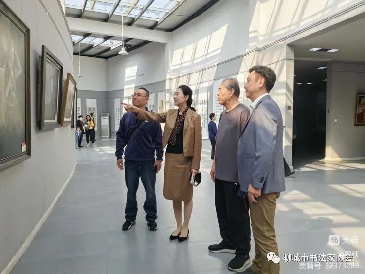 “翰墨雅集”庆国庆聊城市书画作品展开幕(图8)