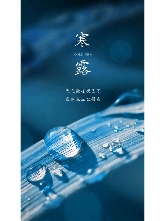 张广新的《七律•寒露感怀》