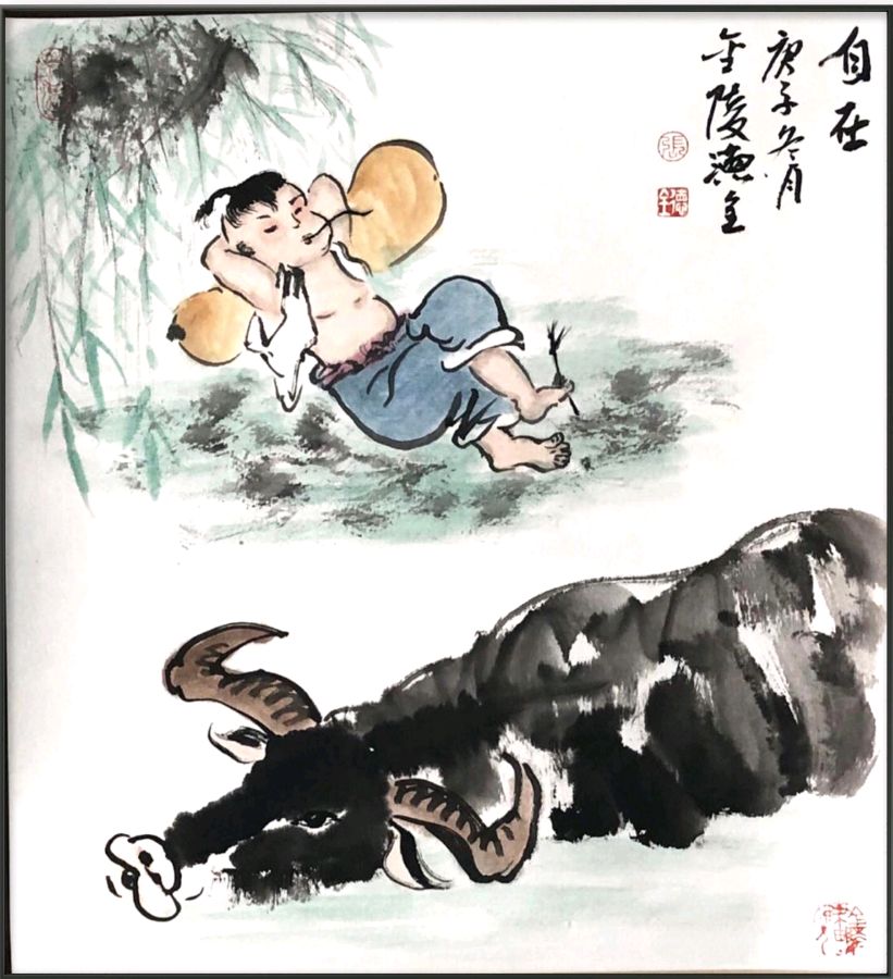 梁聚福.唐江.廖业桂.李昇寿.黄继平.蒋铧等唯美佳作欣赏∥中国桂林都市漓江诗书画社（第107期）（图18）