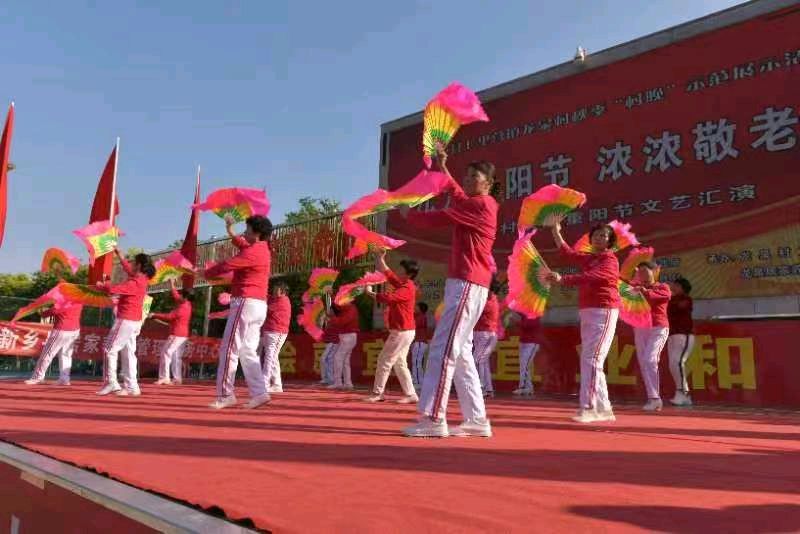 九九重阳节 浓浓敬老情一一河南省新乡县龙泉村举办“尊老爱老敬老助老”活动(图3)