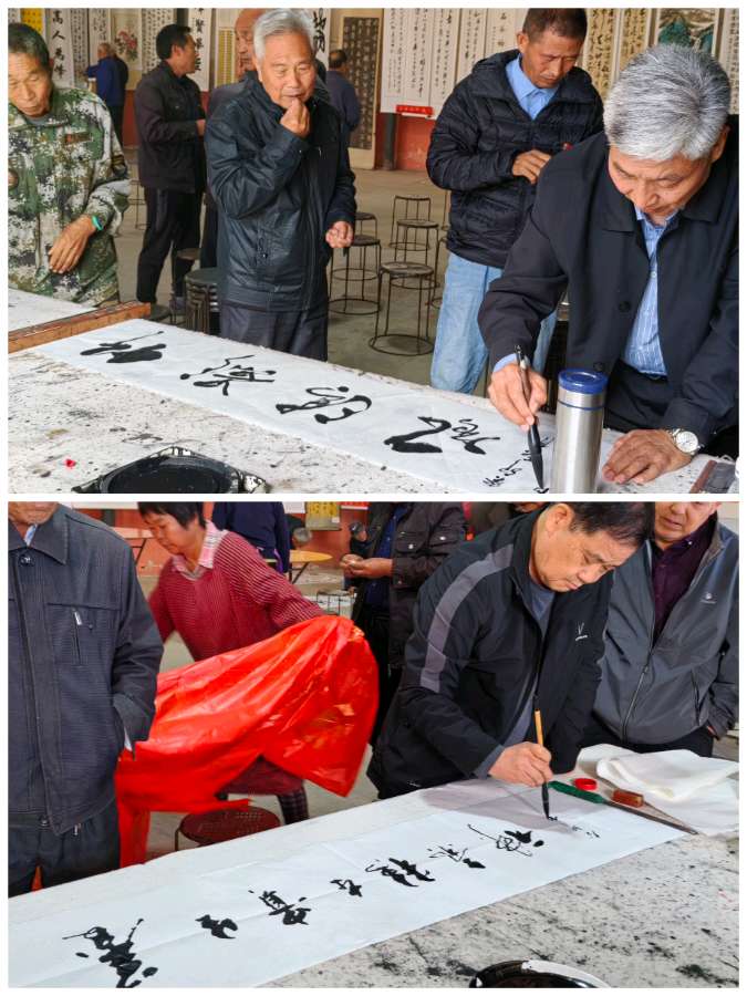 第四家书画社重阳节授牌成立暨“重阳节”书画展开幕(图9)