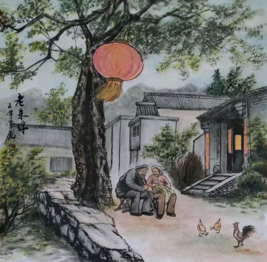 【明心文学】王宽喜/为王正学老师画题诗六首 主播/张兆维（图6）